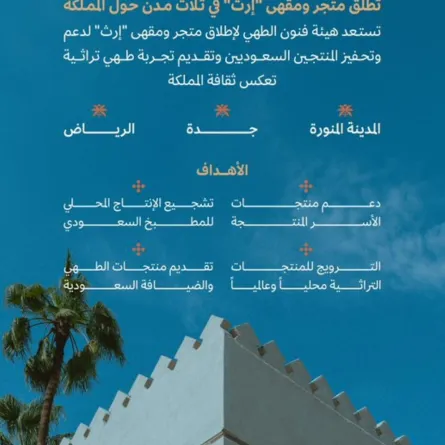 إطلاق مقهى إرث - مصدر الصورة حساب الهيئة على منصة إكس