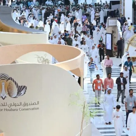 معرض أبوظبي الدولي للصيد والفروسية. الصورة من wam