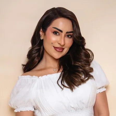 فرح المهدي - الصورة من صفحتها على إنستغرام