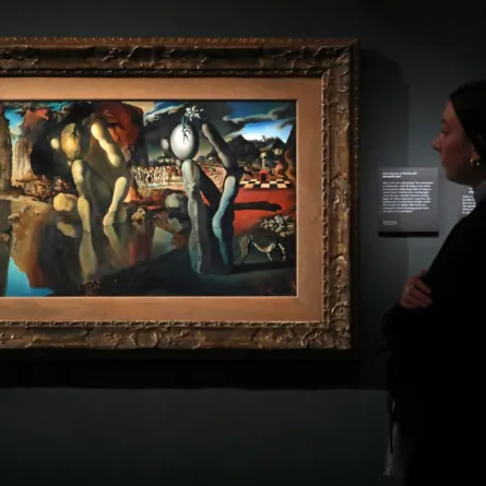  لوحة "تحولات النرجسية" للفنان الإسباني سلفادور دالي