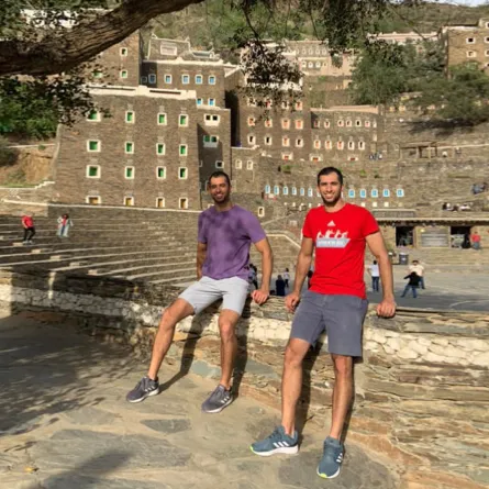 الرحالان السعوديان أحمد ومحمد الربح