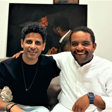 حمدي الميرغني وخالد المظفر- الصورة من حساب حمدي الميرغني على الانستغرام