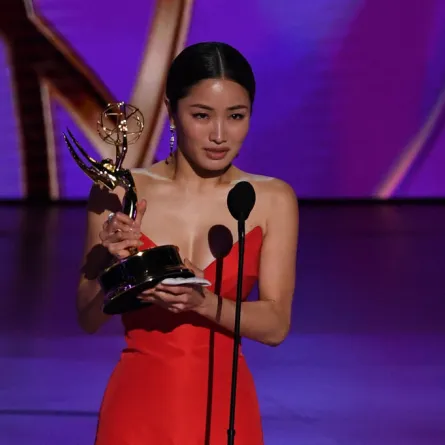 آنا ساواي Anna Sawai في حفل جوائز إيمي 2024 (مصدر الصورة: VALERIE MACON / AFP)