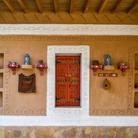 تصميم داخلي لبيت تراثي في المملكة العربية السعودية