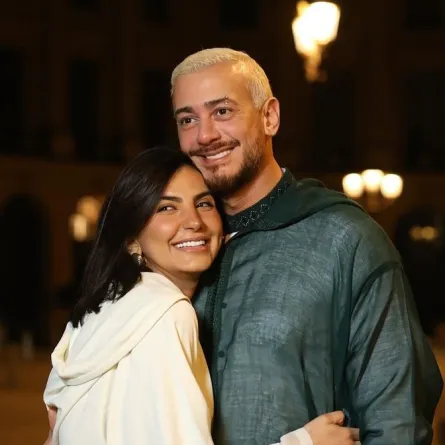 سعد المجرد وزوجته غيثة العلاكي- الصورة من حسابه على إنستغرام