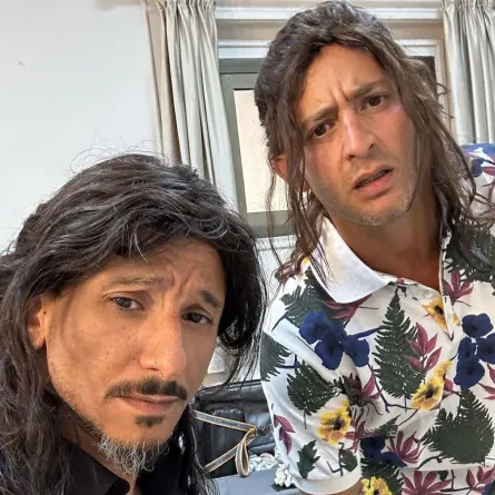 خالد منصور مع شادي ألفونس- الصورة من حساب خالد منصور على إنستغرام