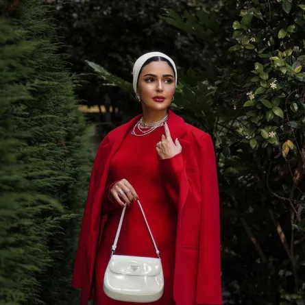 مدونة الموضة حنين الصيفي - الصورة من حسابها على إنستغرام