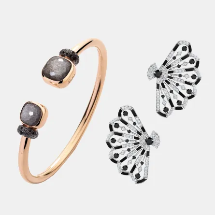 مجوهرات بأحجار كريمة سوداء