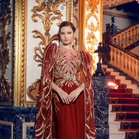 فستان من زياد نكد Ziad Nakad -الصورة من Launchmetrics/Spotlight ©