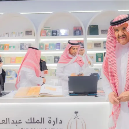 أنتمي كوميكس تشارك بمعرض الرياض الدولي للكتاب 2024 - الصورة من حساب دارة الملك عبدالعزيز على إكس