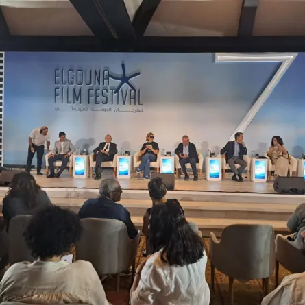 وقائع المؤتمر الصحفي للدورة السابعة من مهرجان الجونة السينمائي- الصورة خاصة بسيدتي من تصوير سيد أحمد