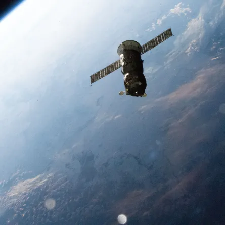 Station's Poisk Module at 2:55 a.m. EST November 29, 2023.  Image Credit: NASA