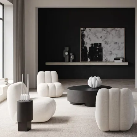  مجموعة من الكراسي تحمل اسم TOE CHAIR LINEN من 101 COPENHAGEN