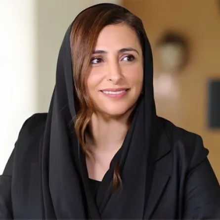 الشيخة بدور بنت سلطان القاسمي. الصورة من الحساب الرسمي للشيخة بدور على منصة x