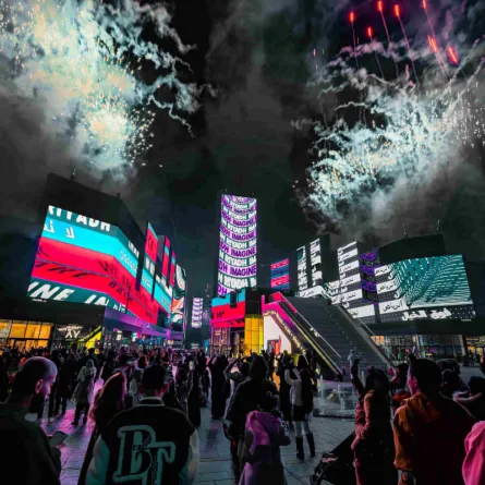 منطقة بوليفارد سيتي أحد أهم مناطق موسم الرياض - الصورة من موقع موسم الرياض على شبكة الإنترنت