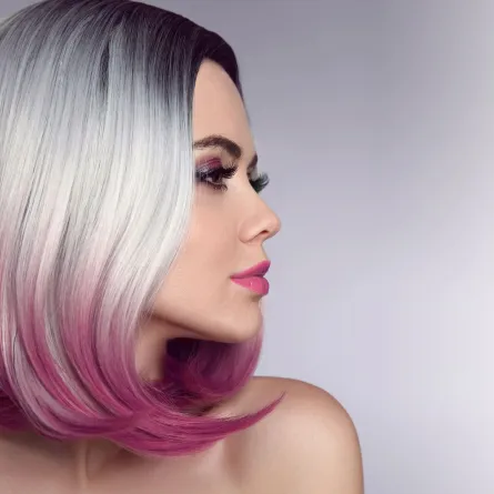 أجمل تسريحات الشعر المصبوغ باللون الوردي