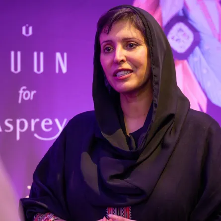 الأميرة نورة الفيصل خلال المناسبة- تصوير عبير بو حمدان