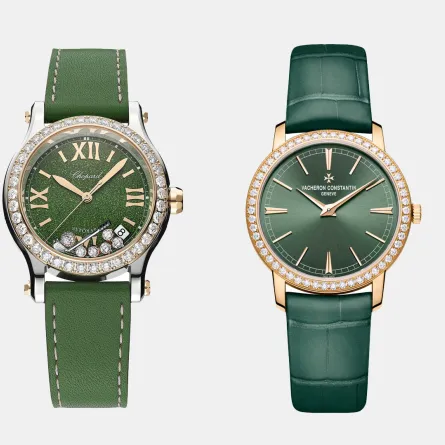ساعة Manual-Winding من فاشرون كونستنتان Vacheron Constantin وساعة Happy Golf من شوبارد Chopard