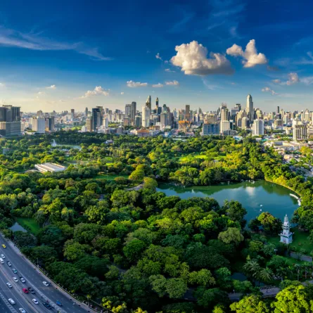 إطلالة على مدينة بانكوك