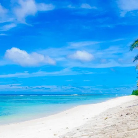 شاطئ رملي جذاب