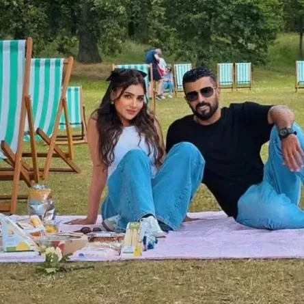 محمد سامي ومي عمر -الصورة من حساب مي عمر على إنستغرام