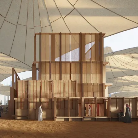 مؤسسة بينالي الدرعية تكشف عن الفائز بجائزة المصلى في بينالي الفنون الإسلامية - مصدر الصورة واس