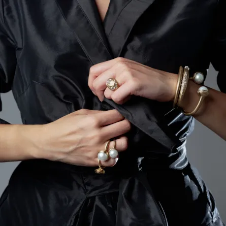 مجوهرات ندى غزال - الصورة من مكتب العلاقات الإعلامية للمصممة