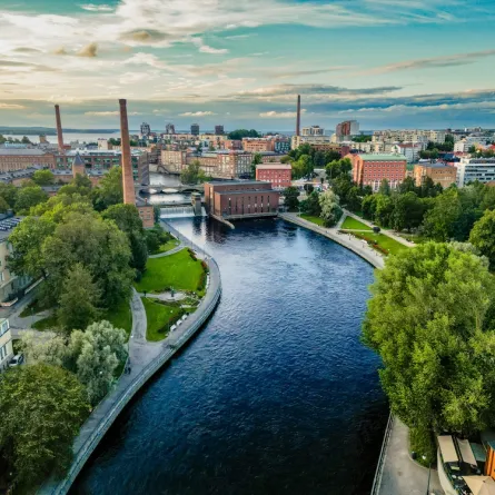 لقطة جوية لتامركوسكي في تامبيري 