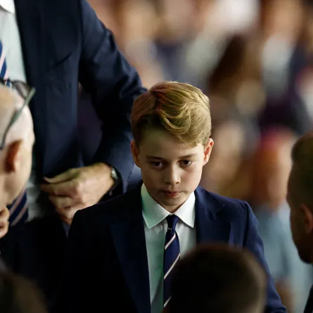 الأمير جورج في الملعب الأولمبي في برلين (Prince George at the Olympiastadion in Berlin). مصدر الصورة: Odd ANDERSEN / AFP