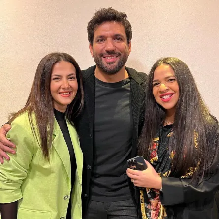 دنيا وإيمى سمير غانم وحسن الرداد- الصورة من حساب دنيا على إنستغرام 