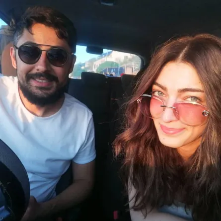 حازم زيدان ولمى بدور-الصورة من حساب لمى على إنستغرام