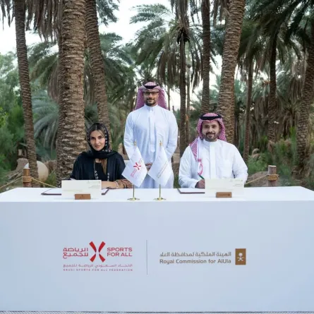 الهيئة الملكية لمحافظة العُلا توقّع مذكرة تفاهم مع الاتحاد السعودي للرياضة للجميع - مصدر الصورة واس