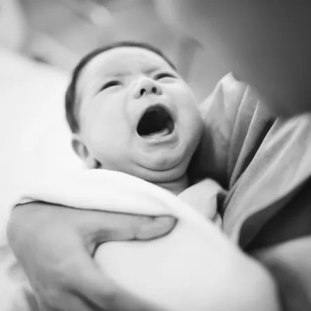 صورة مولود يبكي