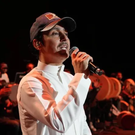 جواد العلي من البروفات - الصورة من المركز الصحفي