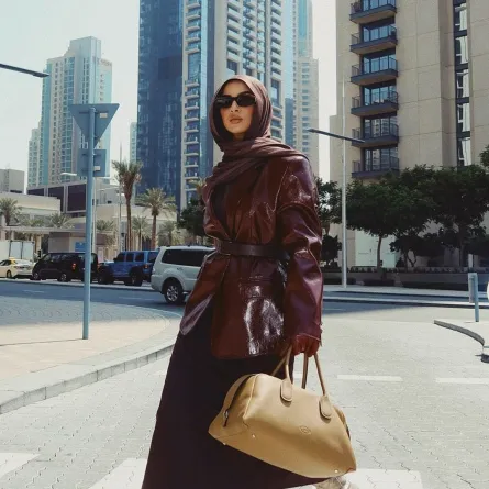 مدونة الموضة سهى طه - الصورة من حسابها على إنستغرام