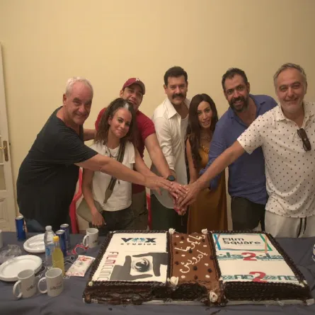 أبطال وصناع فيلم درويش- الصورة من المكتب الإعلامي للشركة المنتجة