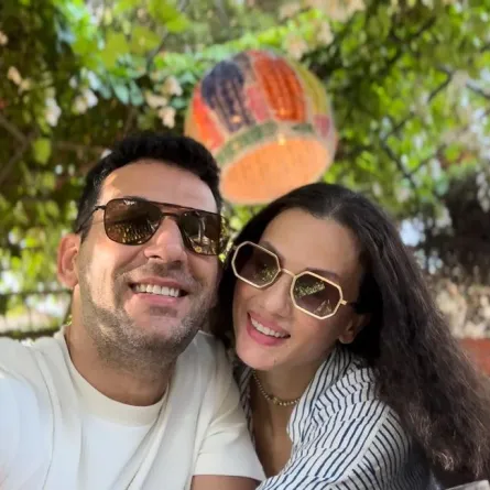 مراد يلديريم وزوجته إيمان الباني- الصورة من حساب إيمان على إنستغرام