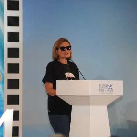 يسرا - الصورة من المركز الإعلامي لمهرجان الجونة