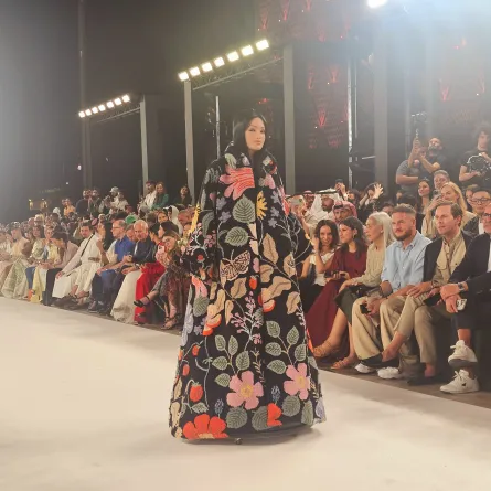 الروبوت سارة من أسبوع الأزياء في الرياض - تصوير عبير بوحمدان