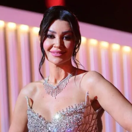 أروى جودة من حفل افتتاح مهرجان الجونة السينمائي - الصورة من المركز الصحفي للمهرجان