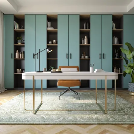 مكتب منزلي منسقة ديكوراته