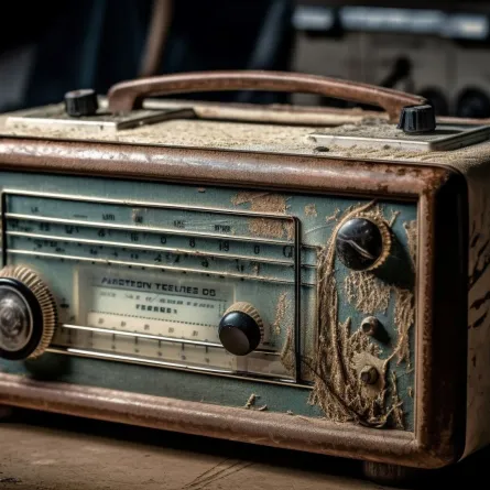 جهاز للراديو قديم