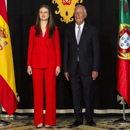 الأميرة ليونور Princess Leonor خلال زيارتها إلى البرتغال (مصدر الصورة: CARLOS COSTA / AFP)