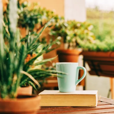 بلكونة صغيرة