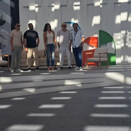 حلا شيحة، أندرو محسن، محمد حفظي، طارق العريان، والموسيقار هشام نزيه- الصورة خاصة بسيدتي من تصوير سيد أحمد