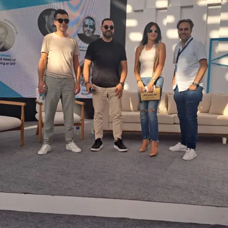 حلا شيحة، أندرو محسن، محمد حفظي، طارق العريان، والموسيقار هشام نزيه- الصورة خاصة بسيدتي من تصوير سيد أحمد