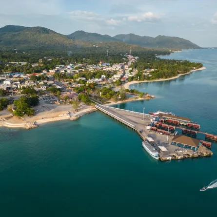 إطلالة على جزيرة كوه فانجان