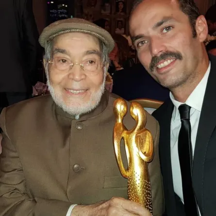 حسن يوسف ونجله عمر - صورة أرشيفية