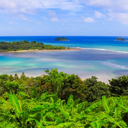 لقطة لإحدى الجزر الاستوائية 