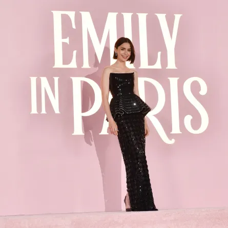 ليلي كولينزLily Collins ( مصدر الصورة: Valerie Macon / AFP)